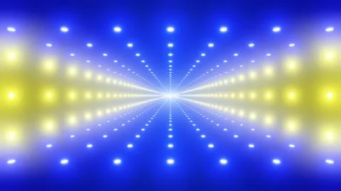 Abstraction of glowing lights Illustrazione stock