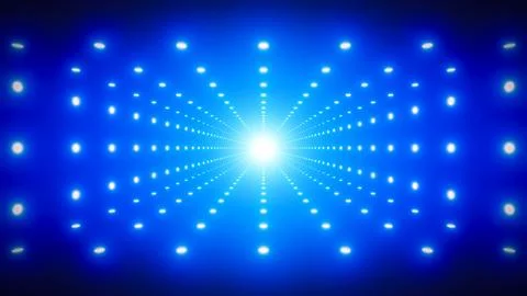 Abstraction of glowing lights Stock Illustration