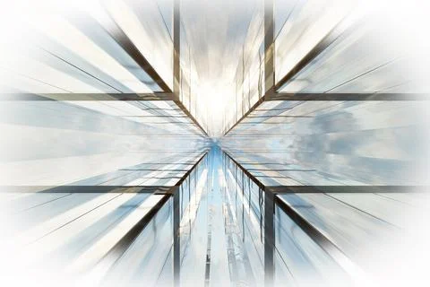 Abstraction in high-tech style Ilustración de archivo