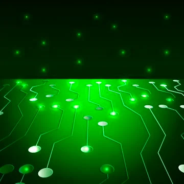 Abstraction of high-tech technologies Stock-Illustration