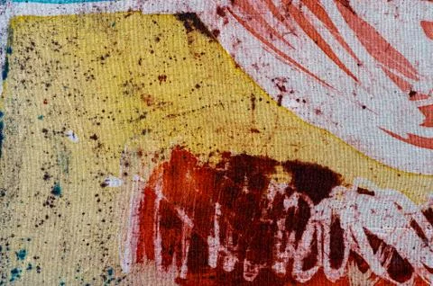 Abstraction, hot batik, background texture, handmade on silk Stock Illustration