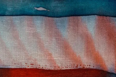 Abstraction, hot batik, background texture, handmade on silk Stock Illustration