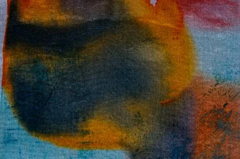 Abstraction, hot batik, background texture, handmade on silk Stock Illustration