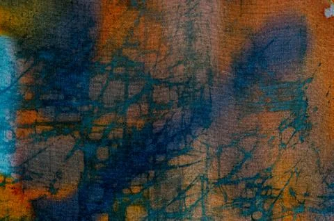 Abstraction, hot batik, background texture, handmade on silk Stock Illustration