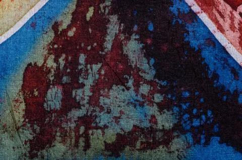 Abstraction, hot batik, background texture, handmade on silk Stock Illustration