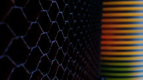 Abstraction. Industrial Barrel Wall In Section Video stock 118536635