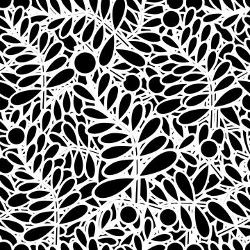 Abstraction leaves. Stock Illustration