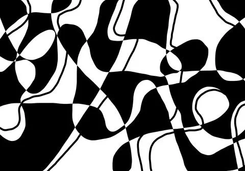 Abstraction for modern interiors Stock Illustration