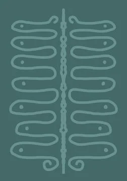 Abstraction for modern interiors Stock Illustration