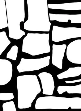 Abstraction for modern interiors Stock Illustration