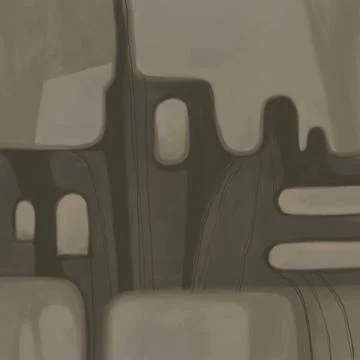 Abstraction for modern interiors Stock Illustration