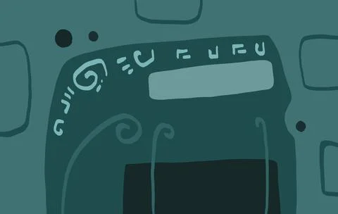 Abstraction for modern interiors Ilustración de archivo