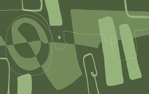 Abstraction for modern interiors Stock-Illustration