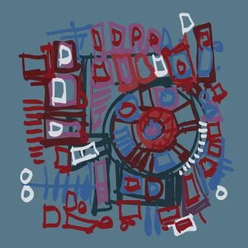 Abstraction for modern interiors Stock-Illustration