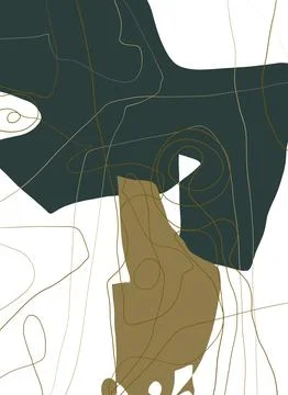 Abstraction for modern interiors Stock-Illustration