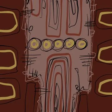Abstraction for modern interiors 스톡 일러스트
