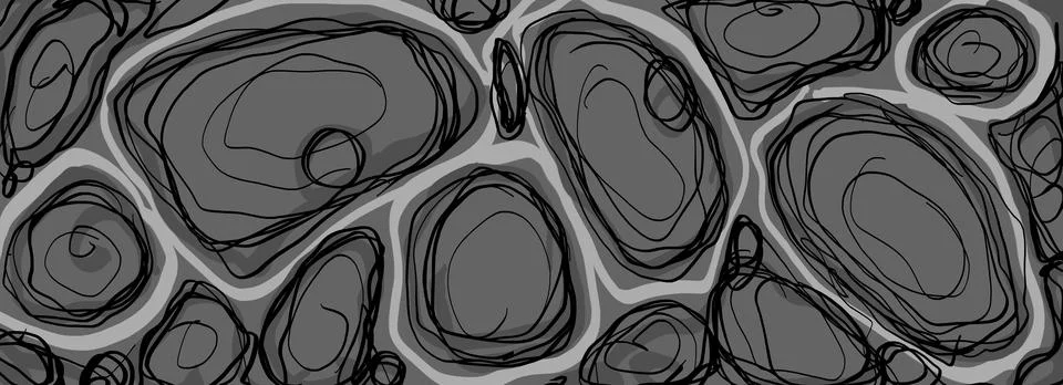 Abstraction for modern interiors Illustrazione stock
