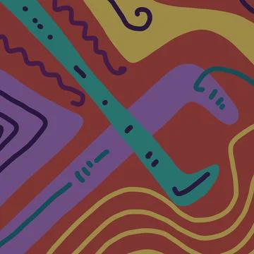 Abstraction for modern interiors Stock-Illustration