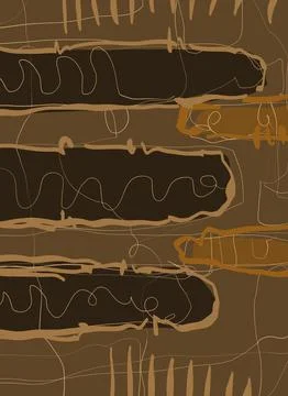 Abstraction for modern interiors Stock Illustration