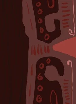 Abstraction for modern interiors Stock Illustration