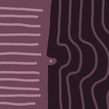 Abstraction for modern interiors Stock Illustration