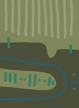 Abstraction for modern interiors Ilustración de archivo