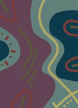 Abstraction for modern interiors Ilustración de archivo