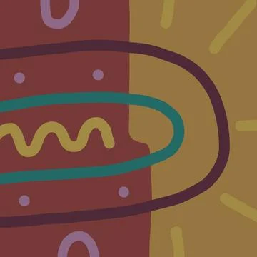 Abstraction for modern interiors Ilustración de archivo
