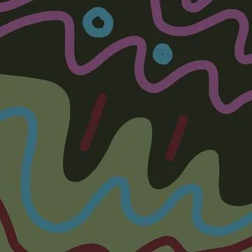 Abstraction for modern interiors Ilustración de archivo