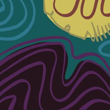 Abstraction for modern interiors Ilustración de archivo