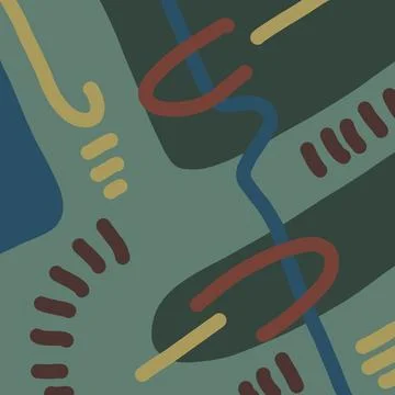 Abstraction for modern interiors Ilustración de archivo