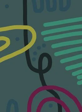 Abstraction for modern interiors Ilustración de archivo