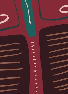 Abstraction for modern interiors Ilustración de archivo
