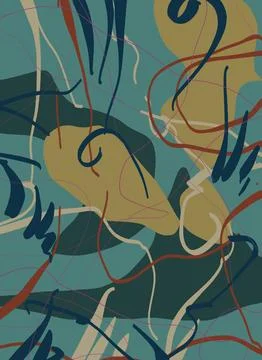 Abstraction for modern interiors Ilustración de archivo