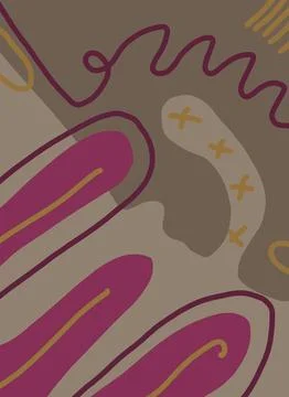 Abstraction for modern interiors Ilustración de archivo