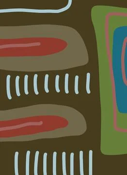 Abstraction for modern interiors Ilustración de archivo