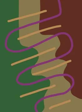 Abstraction for modern interiors Ilustración de archivo