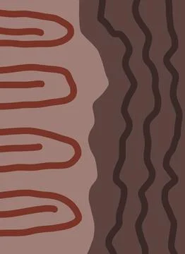 Abstraction for modern interiors Ilustración de archivo
