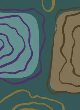 Abstraction for modern interiors Ilustración de archivo