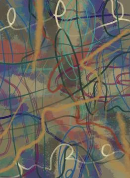 Abstraction for modern interiors Ilustración de archivo