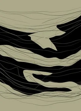 Abstraction for modern interiors Ilustración de archivo