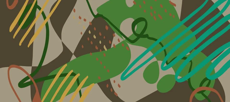 Abstraction for modern interiors 스톡 일러스트