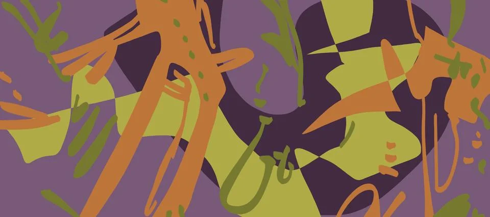 Abstraction for modern interiors 스톡 일러스트