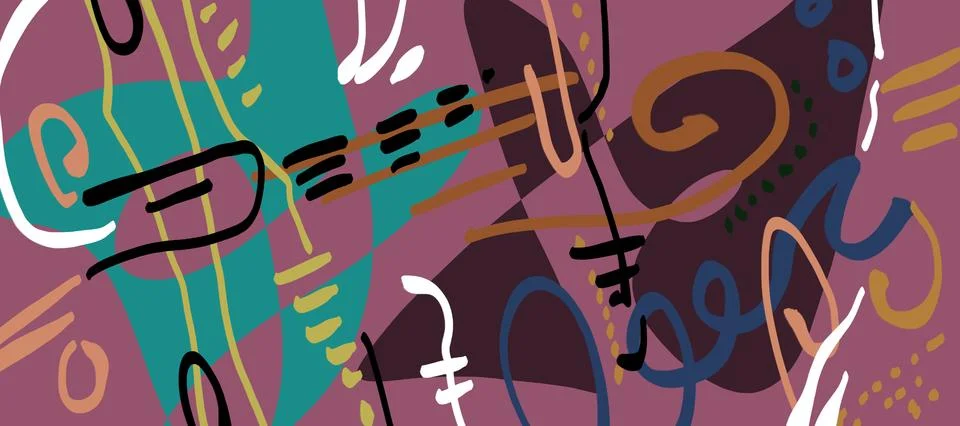 Abstraction for modern interiors 스톡 일러스트