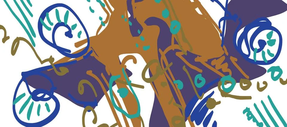 Abstraction for modern interiors 스톡 일러스트