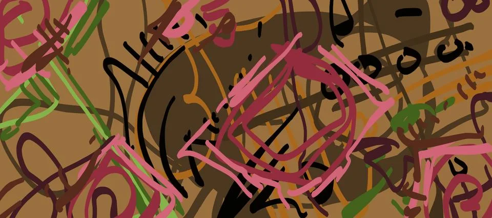 Abstraction for modern interiors 스톡 일러스트