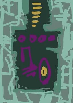 Abstraction for modern interiors 스톡 일러스트