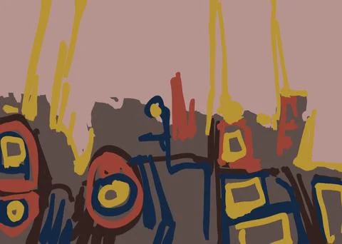 Abstraction for modern interiors 스톡 일러스트