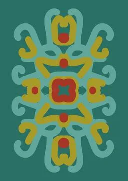Abstraction for modern interiors Ilustração Stock