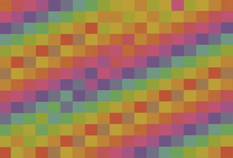Abstraction multicolor background of pastel tones green red yellow square Illustrazione stock